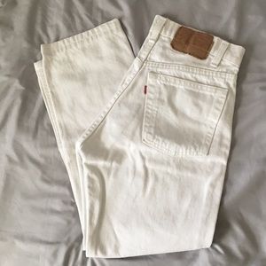 White Levi Jeans